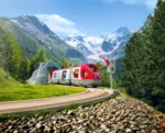 Základná vláčiková dráha osmička s tunelom značky Brio