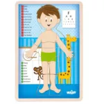 Puzzle ľudské telo chlapec